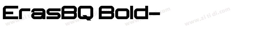 ErasBQ Bold字体转换